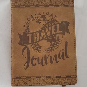 Travel Journal - Brown Faux Leather Notebook